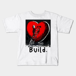 Build love not walls Kids T-Shirt